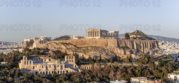 View of the Acropolis from Philopappos Hill