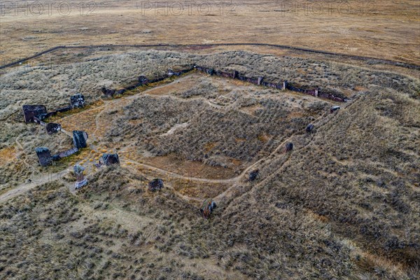 Aerial of Salbyksky Mound