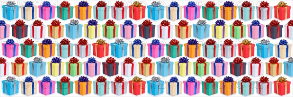 Christmas gifts christmas gifts background christmas gift banner panorama birthday gift birthday gifts christmas gifts isolated in Stuttgart