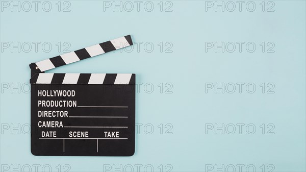 Clapperboard copyspace