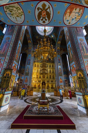 Interior of Abakan Cathedral of the Transfiguration