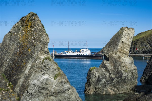 Harbour of the island of Lundy