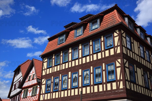 Half-timbered houses in the old town