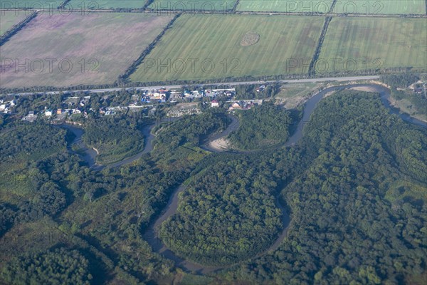 Aerial of Sakhalin