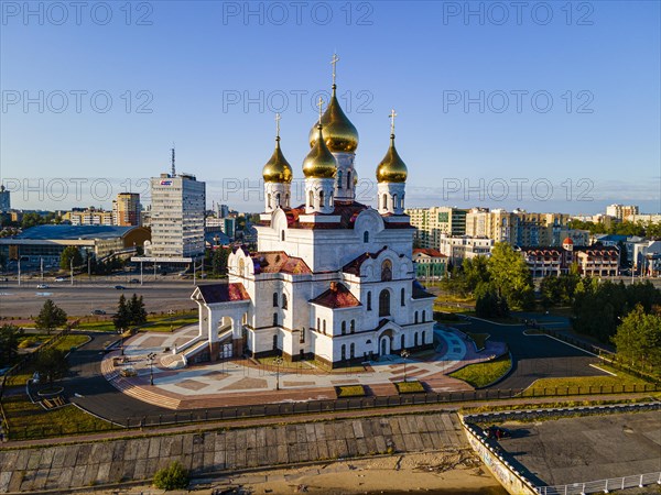 Aerial of the Cathedral of the Archangel