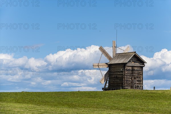 Wooden windmill