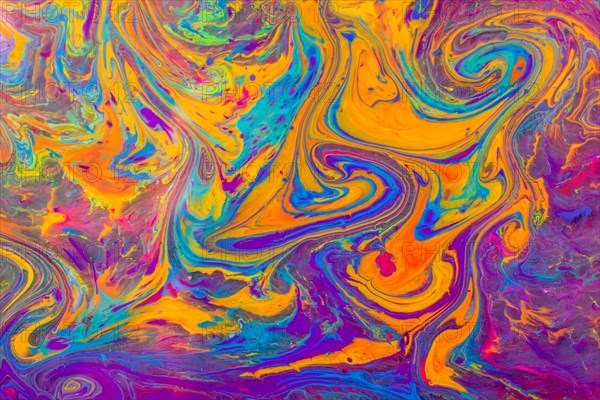 Traditional marbling artwork patterns as colorful abstract background