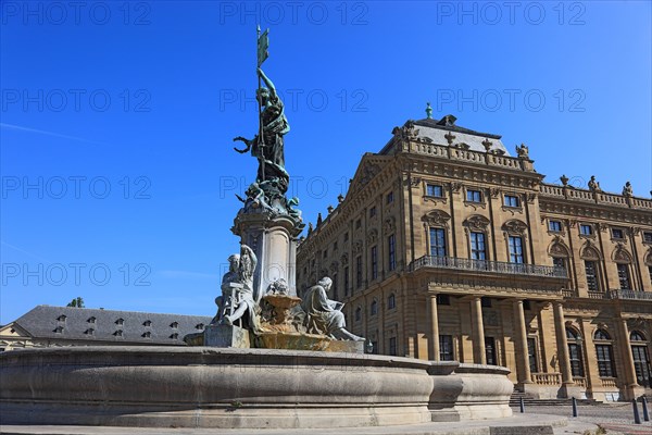 In the old town of Wuerzburg