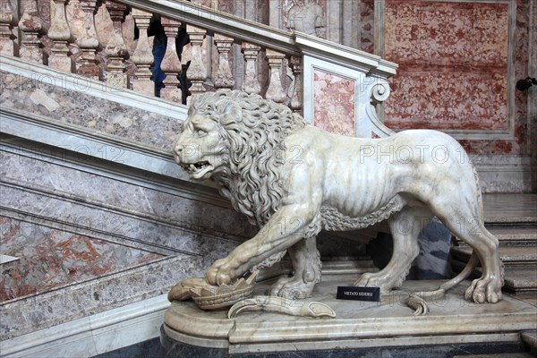 View through the staircase