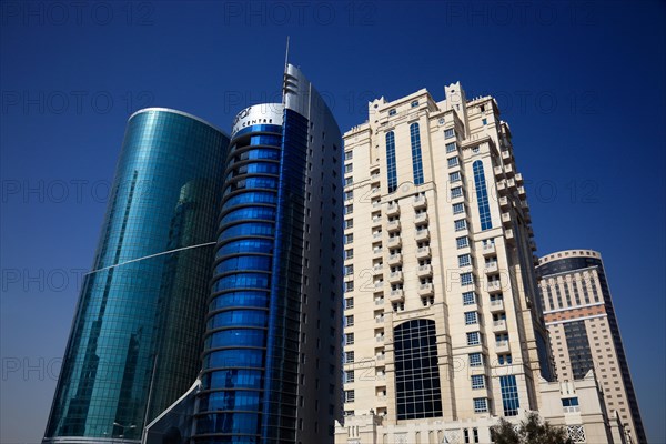 Skyscrapers around Conference Street in Doha