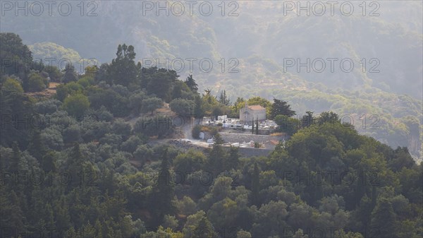 Chapel and cemetery outside the village