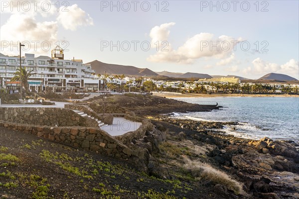 View of the resort town named Costa Teguise