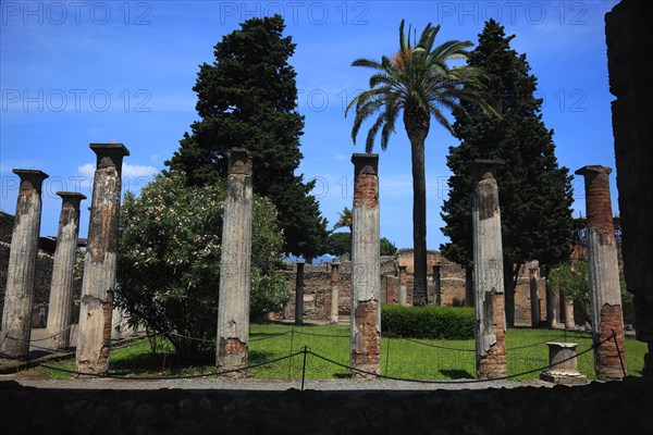 Columns at the House of the Labyrinth