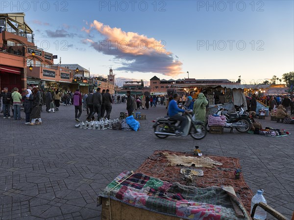 Local passers-by on the Djemaa el Fna