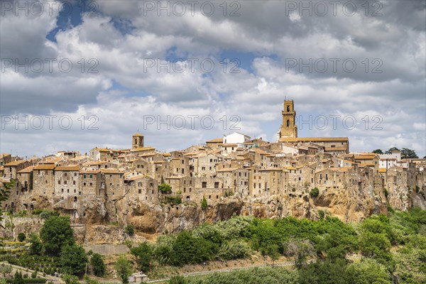 Town view of Pitigliano