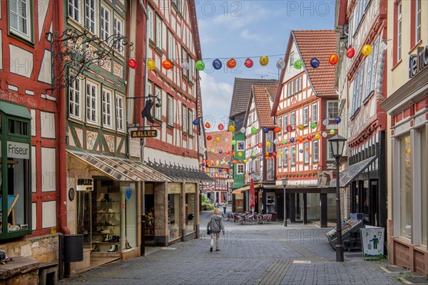 Mainzergasse with half-timbered houses