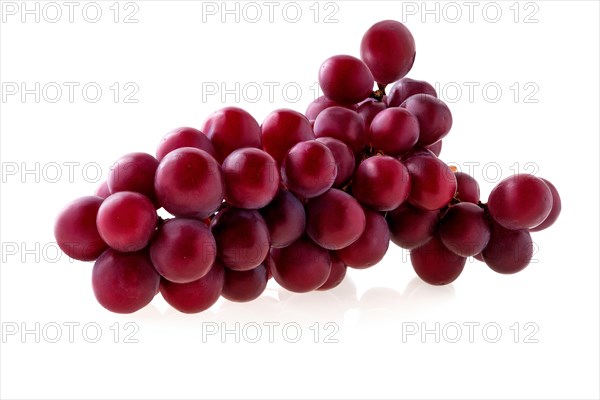 Bunch of grapes isolated on white background