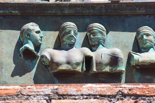 Relief on the base of the statue of Centaur in the area of the Forum