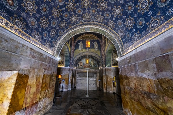 Beautiful mosaics in the Basilica di San Vitale