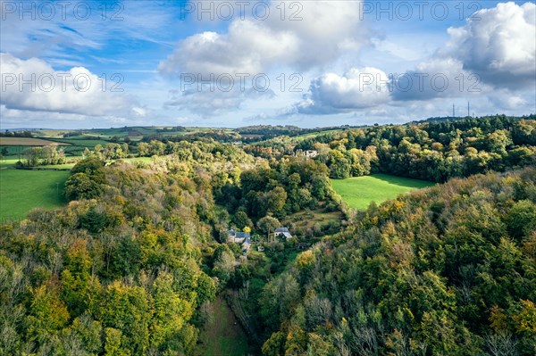 Forests and Farms over Berry Pomeroy