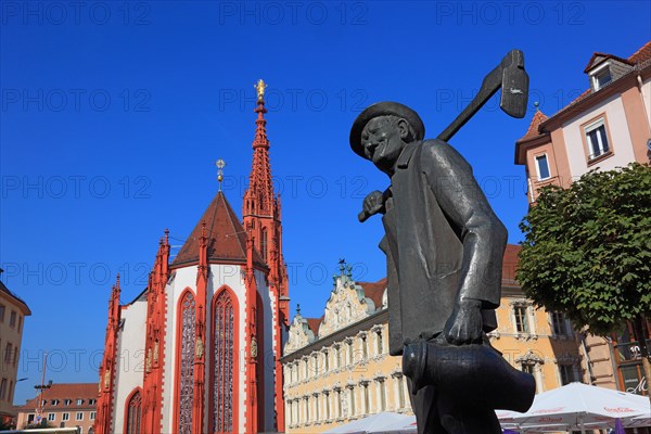 In the old town of Wuerzburg