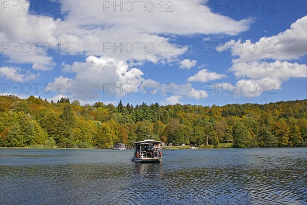 Excursion boats in Plitvice Lakes National Park
