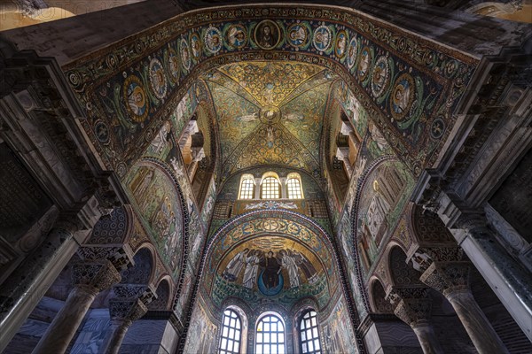 Beautiful mosaics in the Basilica di San Vitale