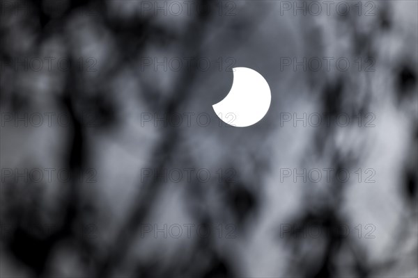 Partial solar eclipse on 25. 10. 2022