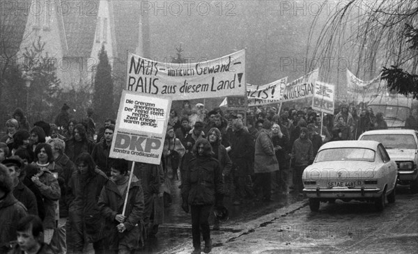 The NPD's right-wing radical action Resistance was a nationwide response to Willy Brandt's 1970 policy of understanding with the East