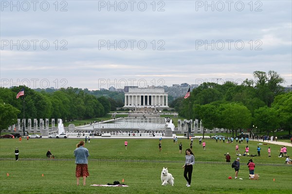 National Mall with Lincoln Memorial and Reflecting Pool