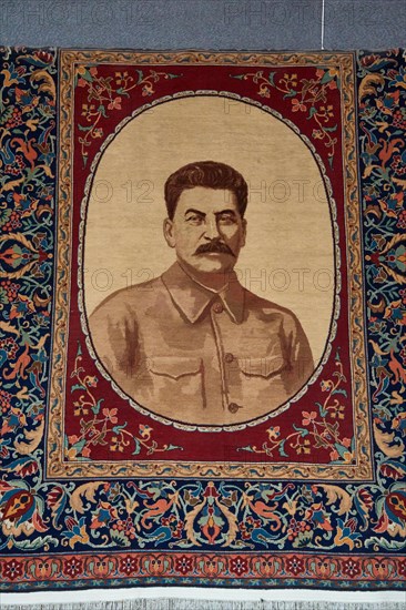 Tapestry with Josef Stalin