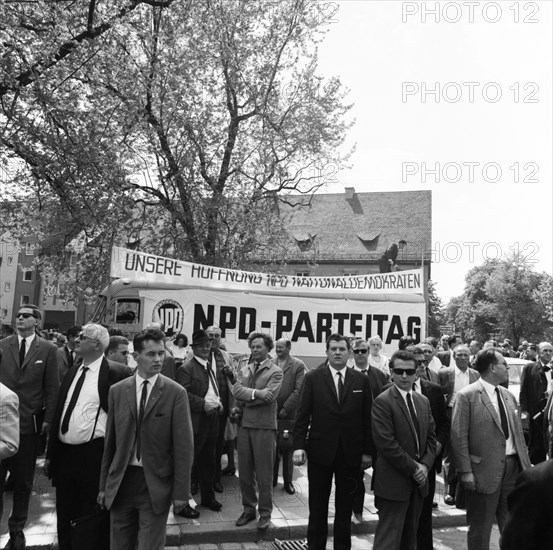 The 4th party congress of the radical right-wing National Democratic Party of Germany