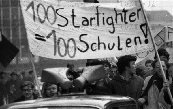 Students in the Ruhr area in the years 1965 to 1971 demonstrated in the Ruhr cities of Dortmund