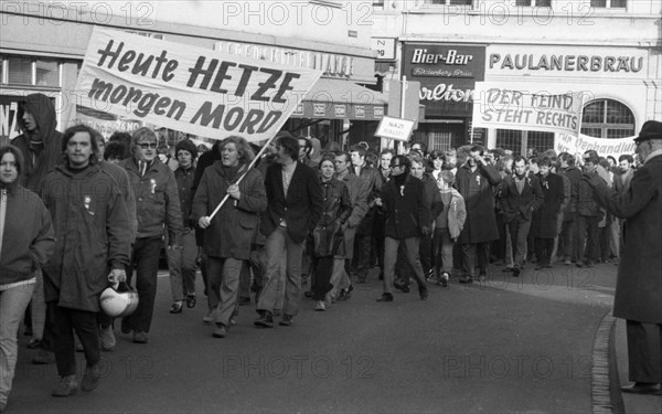 The NPD's right-wing radical action Resistance was a nationwide response to Willy Brandt's 1970 policy of understanding with the East