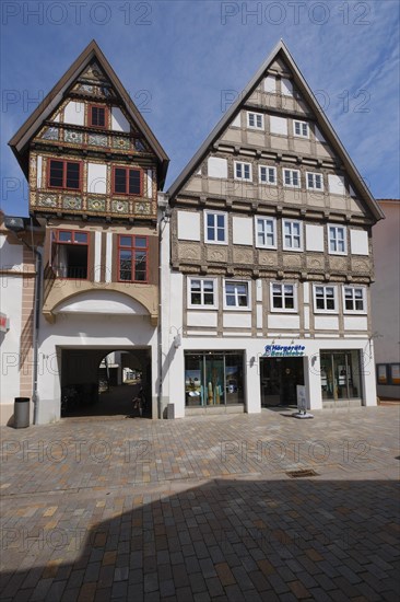 Ornate gable fronts