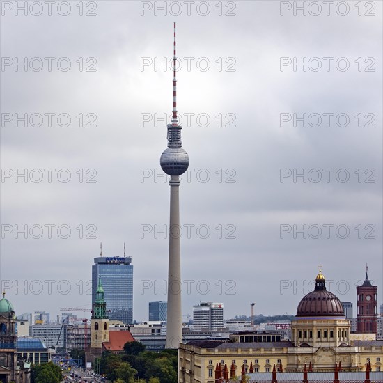 City panorama with the TV Tower