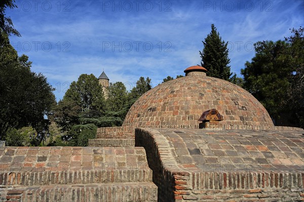 Dome of a sulphur bath