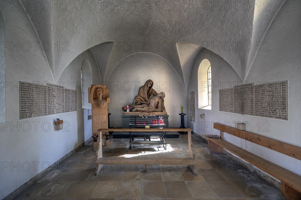 Statue of Father Rupert Mayer by sculptor Michael Vogler and Pieta