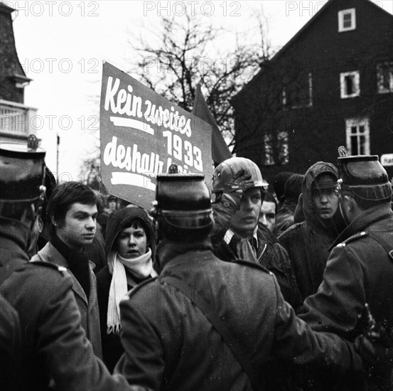 Several hundred demonstrators