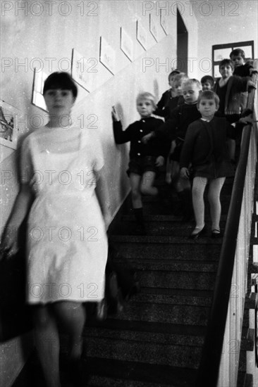 Kindergarten of the Minister Stein colliery in Dortmund in 1969.