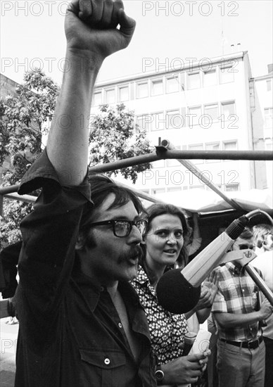 The Peace March '73 of the peace movement on 15. 9. 1973 in Dortmund had