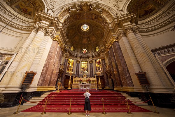 Interior view of altar