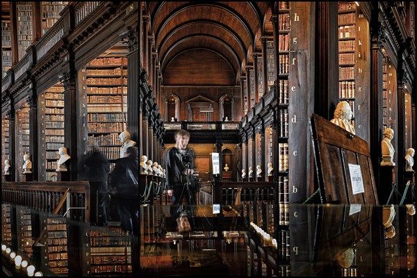 Old library from the 18th century