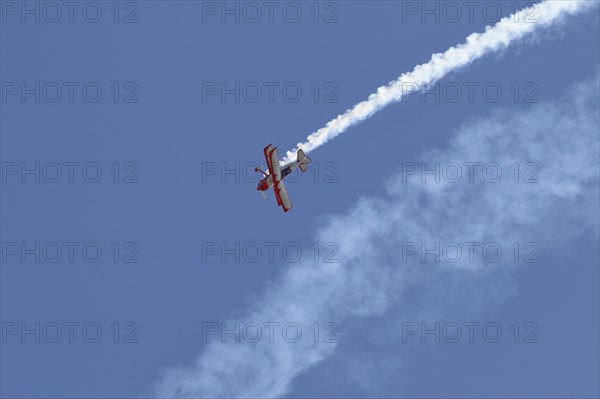 Biplane demonstration flight