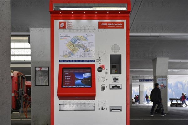 Ticket machine RHB Rhaetische Bahn