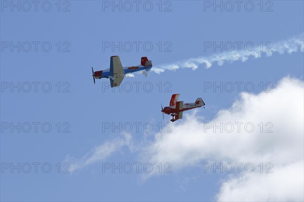 Yak and Biplane demonstration flight