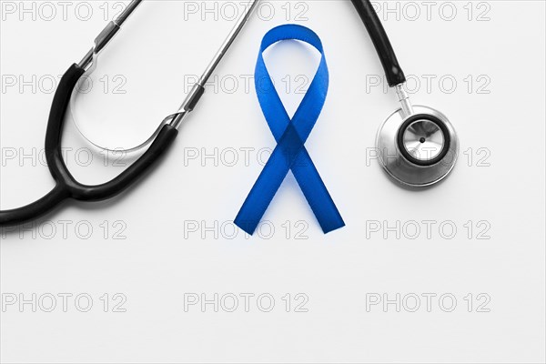 Blue ribbon stethoscope