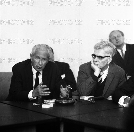 Congress of the student organisation SDS Sozialisischer Deutscher Studentenbund at the University of Frankfurt/M. on 22. 5. 1966