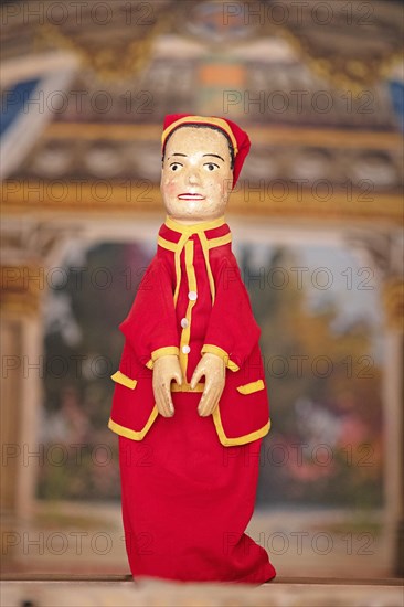 Traditional wooden puppet from the 19th century