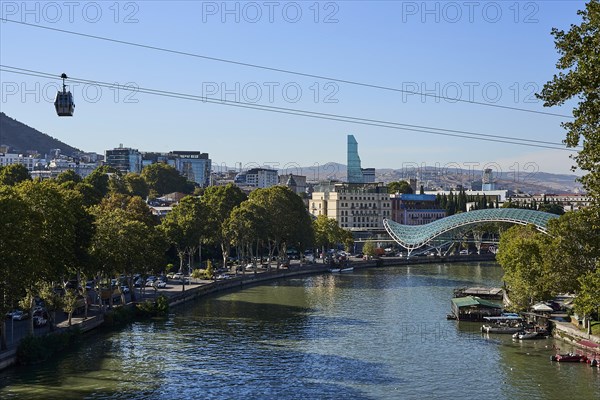 Peace Bridge over the Kura River